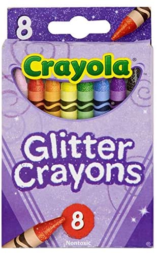 Crayola Glitter Crayons 8 Count