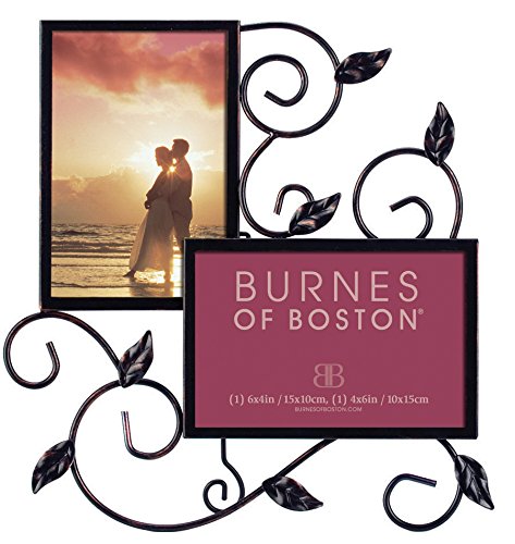 Burnes of Boston PS117346 Maria Wire 2 Opening Picture Frame, Champagne
