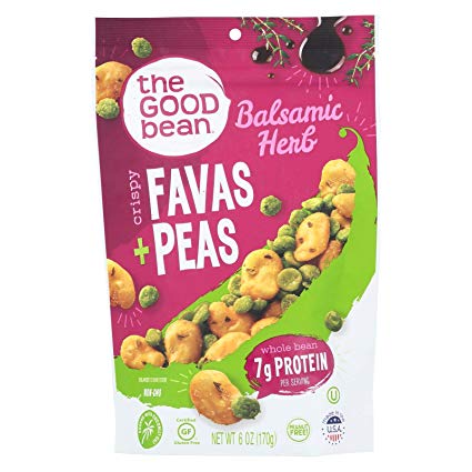 Good Bean Fava/Peas,Balsamic Herb 6 Oz (Pack of 6)