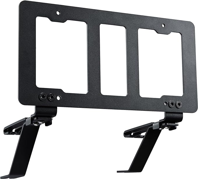 DEDC Tesla License Plate Frame - Tesla Front License Plate Holder Model Y Mount, No Adhesives, No Drilling, Tesla Model Y Accessories 2020-2024