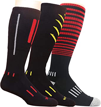 MOXY Socks Premium Deadlift Cushion Knee-High Fitness Socks 3-Pack