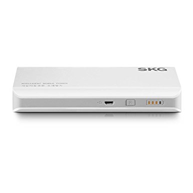 SKG Economical Dual USB Portable External Battery Pack - Harmonica Style Portable Charger - 10000mah Power Bank 5814