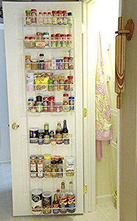 24 Inch Wide Adjustable Door Rack Pantry Organizer