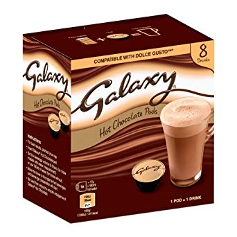 Galaxy Hot Chocolate - Dolce Gusto Compatible Pods - Box 8 Pods