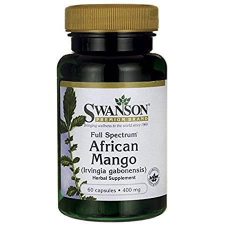 Swanson Full Spectrum African Mango (Irvingia Gabonensis) 400 mg 60 Caps