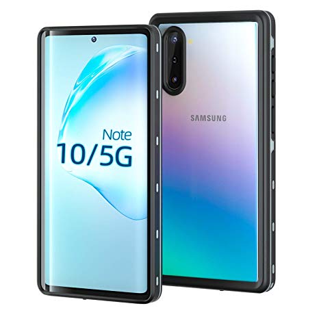 meritcase Samsung Galaxy Note 10 Case, IP68 Waterproof Galaxy Note10 Case- Built in Screen Protector Full Body Protective Shockproof Dirtproof Underwater Cover for Samsung Note 10/Note 10 5G (6.3inch)