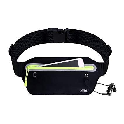 Running Belt - Running Waist Bag for Women and Men, Ultra Light Waist Pack for Apple Phone 8 X 7 6 in Runing Cycling