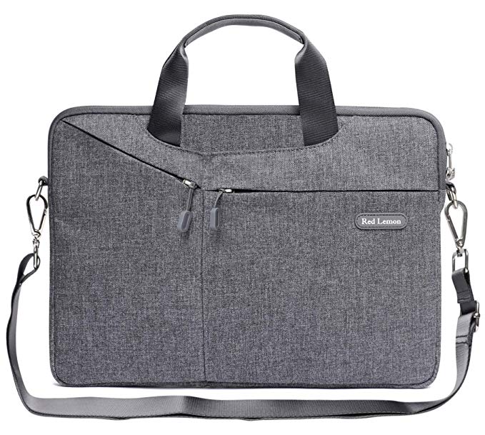 Red Lemon Hybrid Business 15.6 Inch Shock & Waterproof Unisex Laptop Bag - (Grey, 15.6")