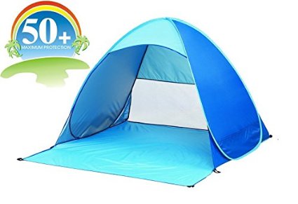 IsPerfect Portable Outdoors Pop Up Beach Tent Sun Shelter