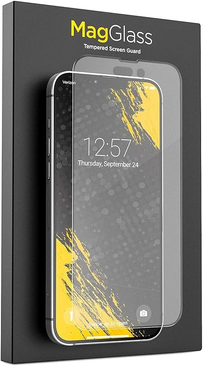 magglass Matte Screen Protector Compatible with iPhone 15 Plus (2023) Anti-Glare 9H Tempered Glass with Applicator