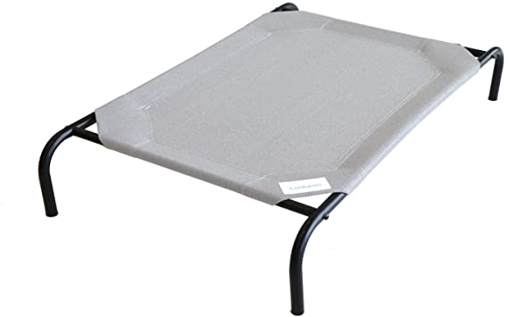 Coolaroo The Original Elevated Pet Bed, Large, Grey