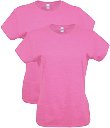 Gildan Women's Softstyle Cotton T-Shirt, 2-Pack