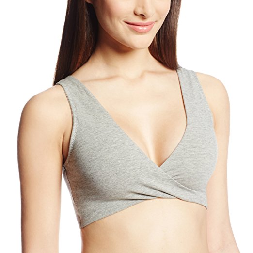 Lamaze Maternity Cotton Spandex Sleep Bra for Nursing and Maternity