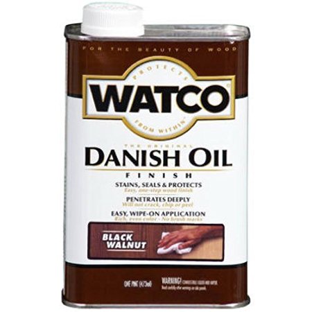 RUST-OLEUM 65341 Watco Quart  Black Walnut Danish Oil Finish