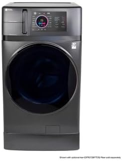 GE Profile PFQ97HSPVDS 28 Inch Smart Front Load Washer/Dryer Combo with 4.8 cu.ft. Capacity, 12 Wash Cycles, 14 Dryer Cycles, Ventless Heat Pump Dryer, EZ Access Lint Filter, SmartDispense™ Technology, Dynamic Balancing Technology, Eco Cool™ Cycle, ADA Compliant, and ENERGY STAR® Qualified: Carbon Graphite