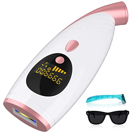 At Home Laser Hair Removal for Women and Men Upgraded to 999,900 Flashes - IPL Permanent Hair Removal Painless Hair Remover Device for Whole Body