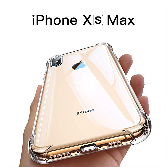 Phone Case Compatible iPhone Xs Max,Phone Case Compatible iPhone Xs Max Crystal Clear Case Cover Shock Absorption with Soft TPU Full Protectiv Cover Case Compatible Apple iPhone Xs Max (Transparent)