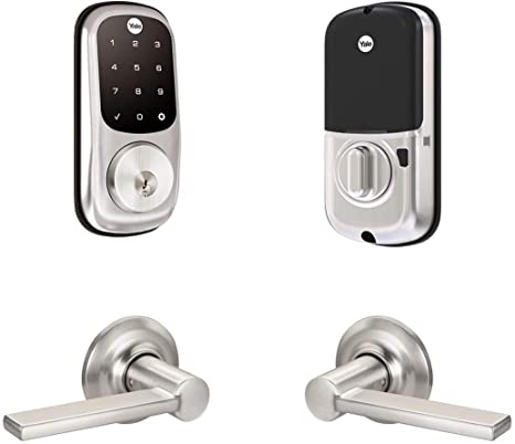 Yale Assure Lock - Touchscreen Door Lock with Valdosta in Satin Nickel