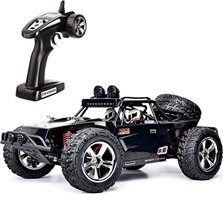 TOZO® RC CAR Warhammer High Speed 32MPH 4x4 Fast Race Cars 1:12 RC SCALE RTR Racing 4WD ELECTRIC POWER BUGGY W/2.4G Radio Remote control Off Road Truck Powersport (black)