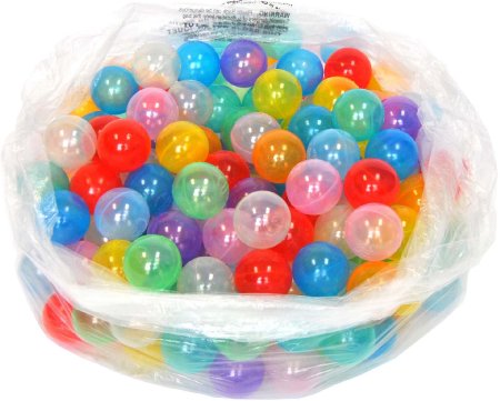 200 Non-Toxic Non-Recycled Quality Crush Proof Invisiball Play Pit Ball