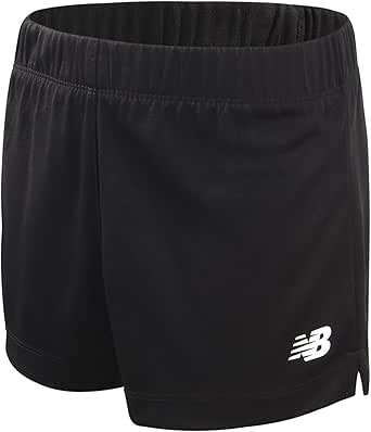 New Balance Girls' Active Shorts - Athletic Performance Mesh Running Shorts - Dolphin Gym Shorts for Girls (8-16)