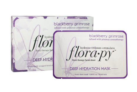 Florapy Deep Hydration Sheet Mask - Blackberry Primrose, 5 pack
