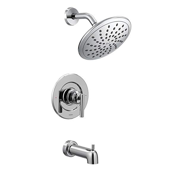 Moen T3003EP Gibson Tub Shower Posi-Temp Valve Trim Shower Faucet without Valve, Chrome