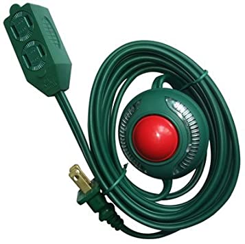 Utilitech Lighted On/Off Foot Switch - Christmas Colors