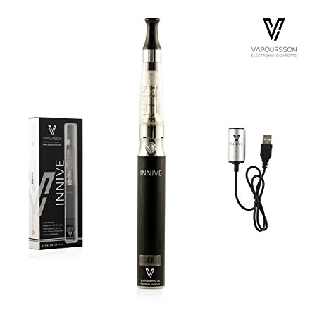 Vapoursson INNIVE | Electronic Cigarette E Shisha Rechargeable Battery | LCD Monitor | Magnetic USB Charging | Premium Vaping
