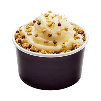 Coppetta 12-Ounce Dessert Cups, 200 Disposable Ice Cream Cups - Lids Sold Separately, Sturdy, Black Paper Frozen Yogurt Bowls, For Hot And Cold Foods, Perfect For Gelato Or Mousse - Restaurantware