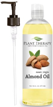 Sweet Almond Oil   PUMP. A Base and Carrier Oil for Aromatherapy, Essential Oil or Massage Use.