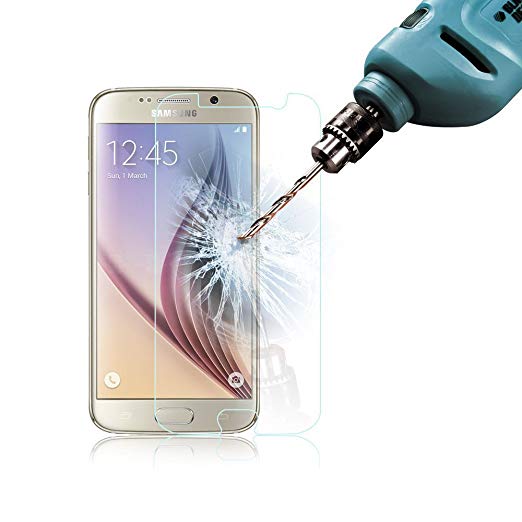 SamSung S7 Screen Protector 9H Tempered Glass for Samsung Galaxy S7 Anti-fingerprint [Scratch resistant] [Bubble Free] Most Durable [Easy-Install Wings] NOT EDGE TO EDGE FULL COVERAGE