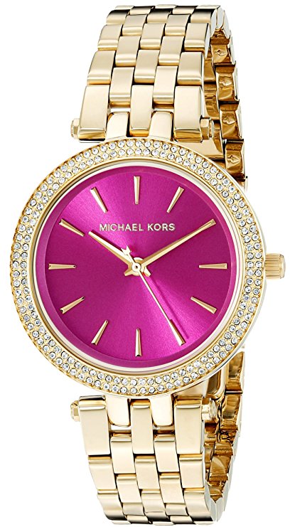 Michael Kors Women's  MK3444 Mini Darci Gold-Tone Stainless Steel Watch