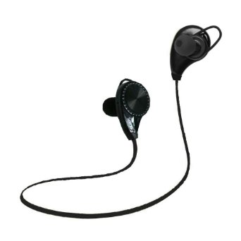 Bluetooth Headset Headphones EarphoneEcandy Wireless Hands-free Headset with Microphone for Apple iPhone iPad iPod Samsung Android Smart Phones And Other Bluetooth Device-Black