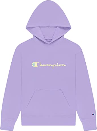 Kids Clothes Sweatshirts Champion Girls Youth Heritage Fleece Pull On Hoody Sweatshirt with Hood