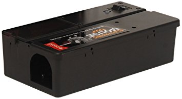 Rentokil FE35 Electronic Mouse Trap, Black, 17.1x8.8x5.1 cm