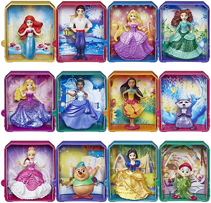 Disney Princess Royal Stories, Figure Surprise Blind Box with Favorite Disney Characters, Toy for 3 Year Olds & Up, 2" Disney Dolls