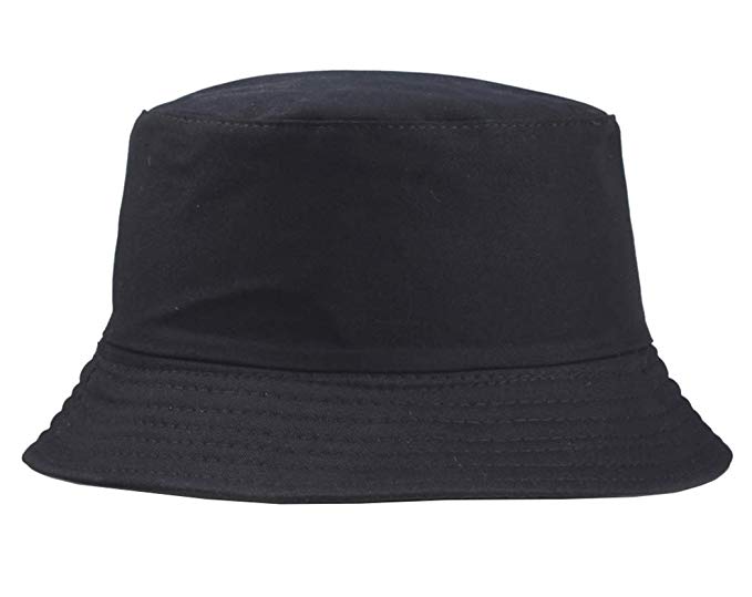 Sun-Hat Solid Bucket Cotton - UV Protection Foldable