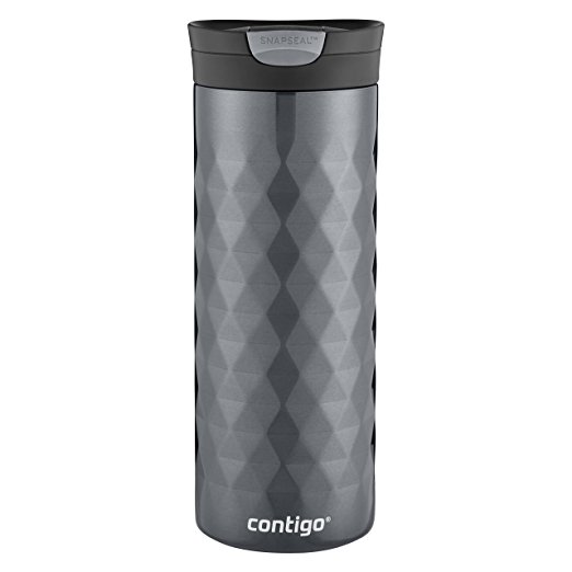 Contigo SnapSeal Kenton Stainless Steel Travel Mug, 20 oz., Gunmetal