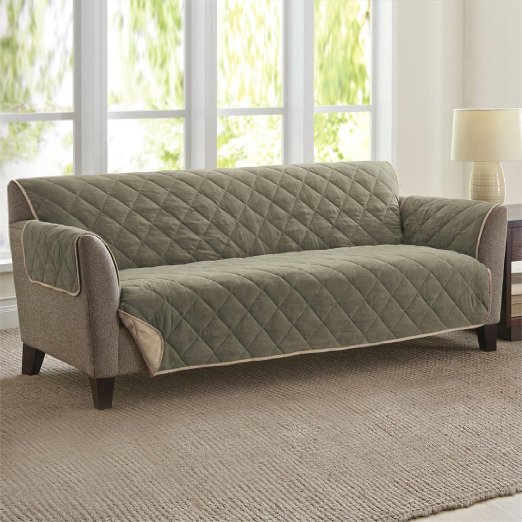 Brylanehome Reversible Pet Extra-Long Sofa Slipcover