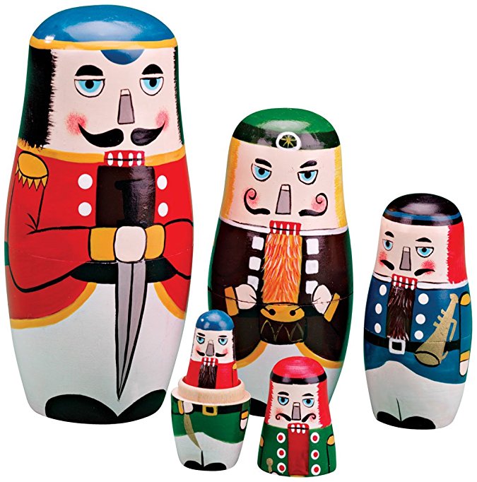 Miles Kimball Nutcracker Nesting Dolls