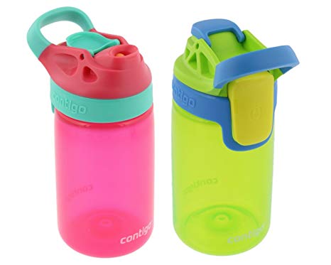 Contigo 14oz Kids Autoseal Gizmo Sip Water Bottles(2 Pack) - Perfect for Children & Parents on The Go