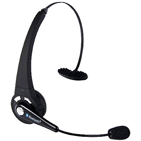Bluetooth Headset, YAMAY Wireless Over the Head with Mic Noise Canceling Hands Free Calls for PS3 PC Computer Android iPhone 6 / 6s Plus Cell Phone Car Drivers Driving Call Center Dual Pairing Mute
