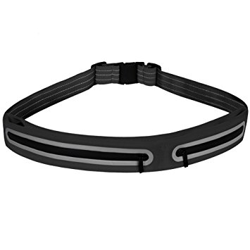 Sport Running Belt - BFSPORT Water Resistant Waist Storage Belt for iPhone 8/8plus/7/7Plus/6/6S/6Plus, Samsung S8,S7 and Other Smartphones