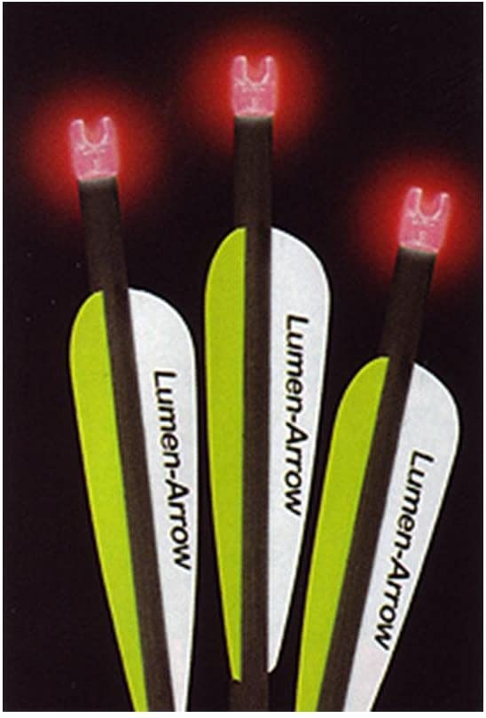 Lumenok Lumen-Arrow 20-Inch Carbon Bolts with Flat Bolt End (3-Pack)