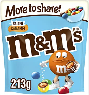 M&M's Salted Caramel Chocolate More to Share Pouch, 213 g