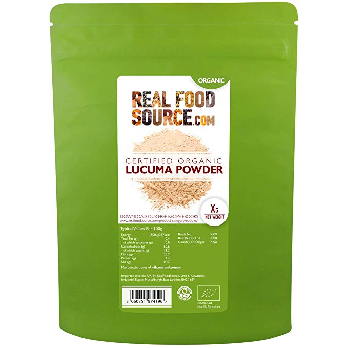 RealFoodSource Certified Organic Lucuma Powder (500g)