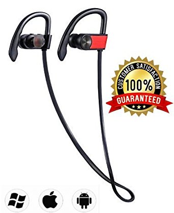 Bluetooth Headphones for SAMSUNG GALAXY S8 IPHONE 8 IPHONE X Wireless Sports HD Stereo 8 Hour Battery IPX7 Sweatproof Earbuds Bass Noise Cancelling for Sports Running GYM YOGA ANDROID IOS CLEARANCE