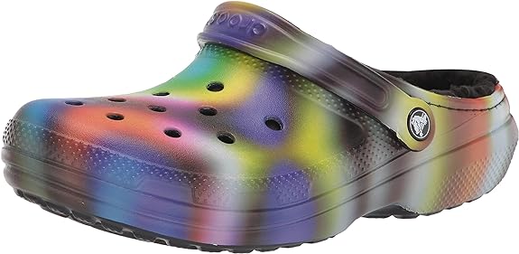 Crocs Unisex-Adult Classic Lined Tie-Dye Clog