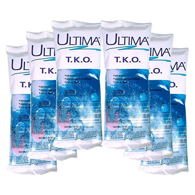 Ultima 40542-06 T.K.O. Chlorinating Shock Treatment for Swimming Pools (6 Pack), 1 lb